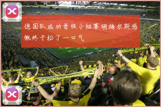 德国队成功晋级小组赛胡梅尔斯感慨终于松了一口气
